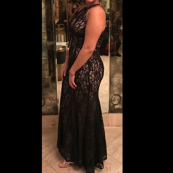 Long Laced Evening Gown - Picture 2 of 5